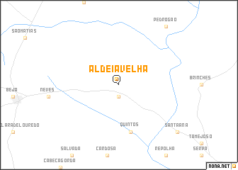 map of Aldeia Velha