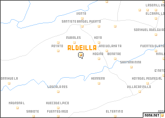 map of Aldeílla