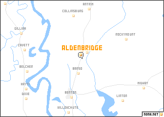 map of Alden Bridge