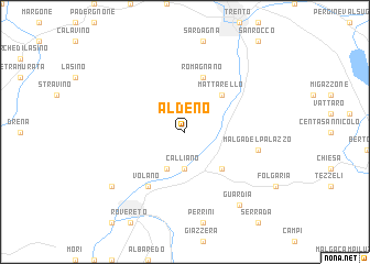 map of Aldeno