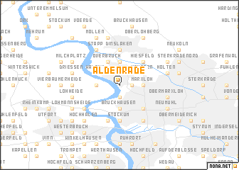 map of Aldenrade