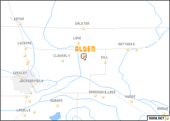 map of Alden