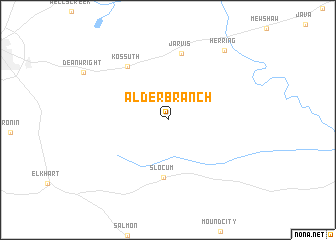 map of Alderbranch