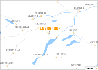 map of Alder Brook