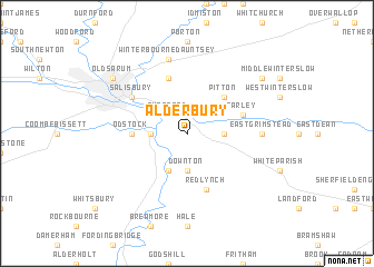 map of Alderbury