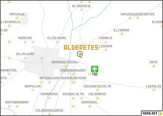 map of Alderetes