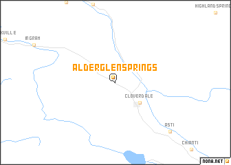 map of Alderglen Springs