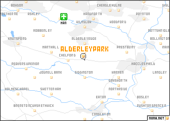 map of Alderley Park