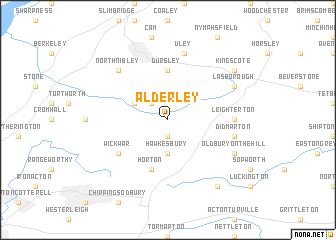 map of Alderley