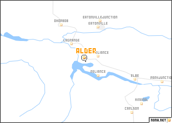 map of Alder