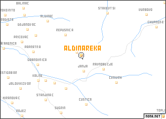 map of Aldina Reka