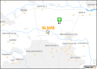 map of Aldine
