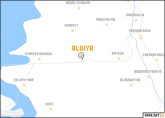 map of Al\