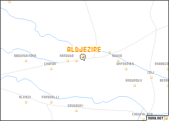 map of Al Djéziré