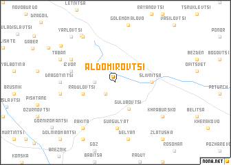 map of Aldomirovtsi