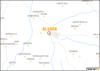 map of Aldora