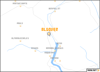 map of Aldover