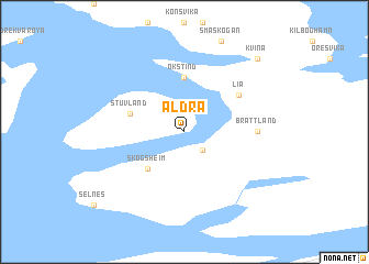 map of Aldra