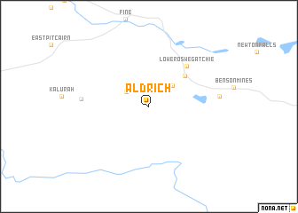 map of Aldrich