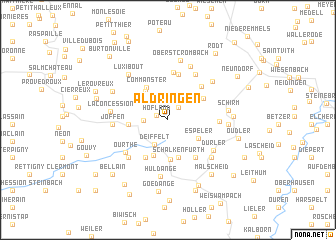 map of Aldringen