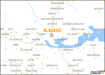 map of Aldueso