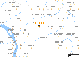 map of Alebo