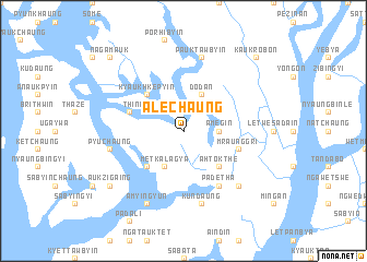 map of Alechaung