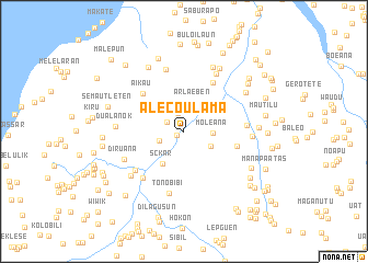 map of Alecou Lama