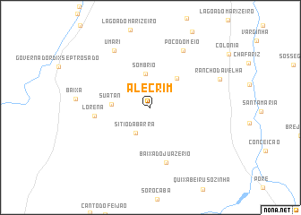 map of Alecrim