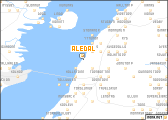 map of Aledal