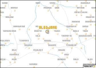 map of Alédjamé