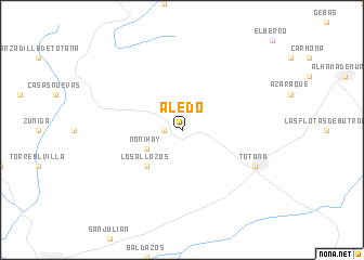 map of Aledo