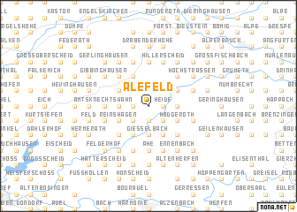 map of Alefeld