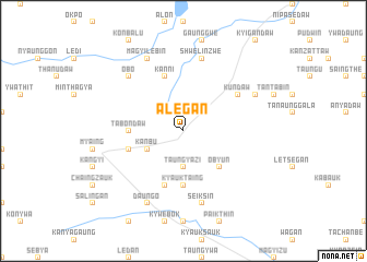 map of Alègan