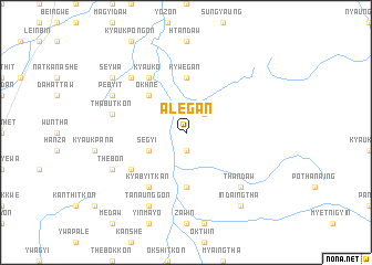 map of Alegan