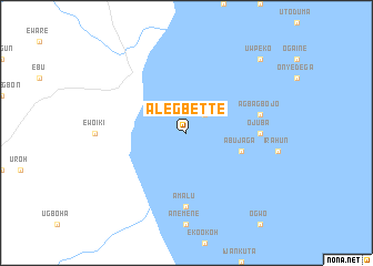 map of Alegbette