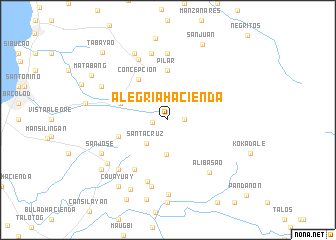 map of Alegria Hacienda