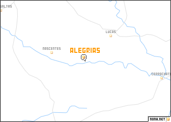 map of Alegrias