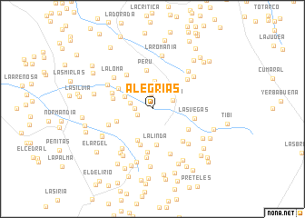 map of Alegrías