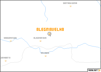 map of Alegria Velha