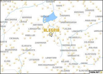 map of Alegría