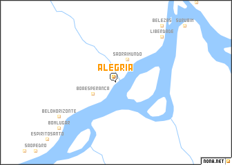 map of Alegria