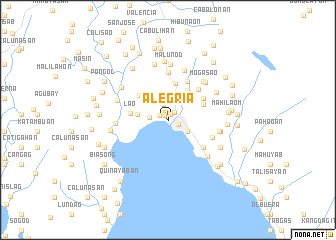 map of Alegria