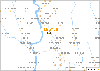 map of Alegyun