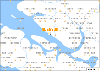 map of Alegyun