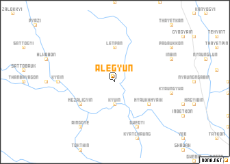 map of Alegyun