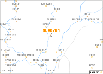 map of Alegyun