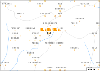 map of Aléhéridé