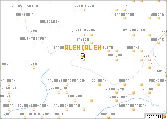 map of ‘Aleh Qal‘eh