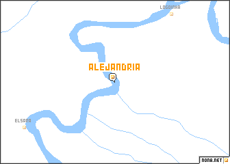 map of Alejandría